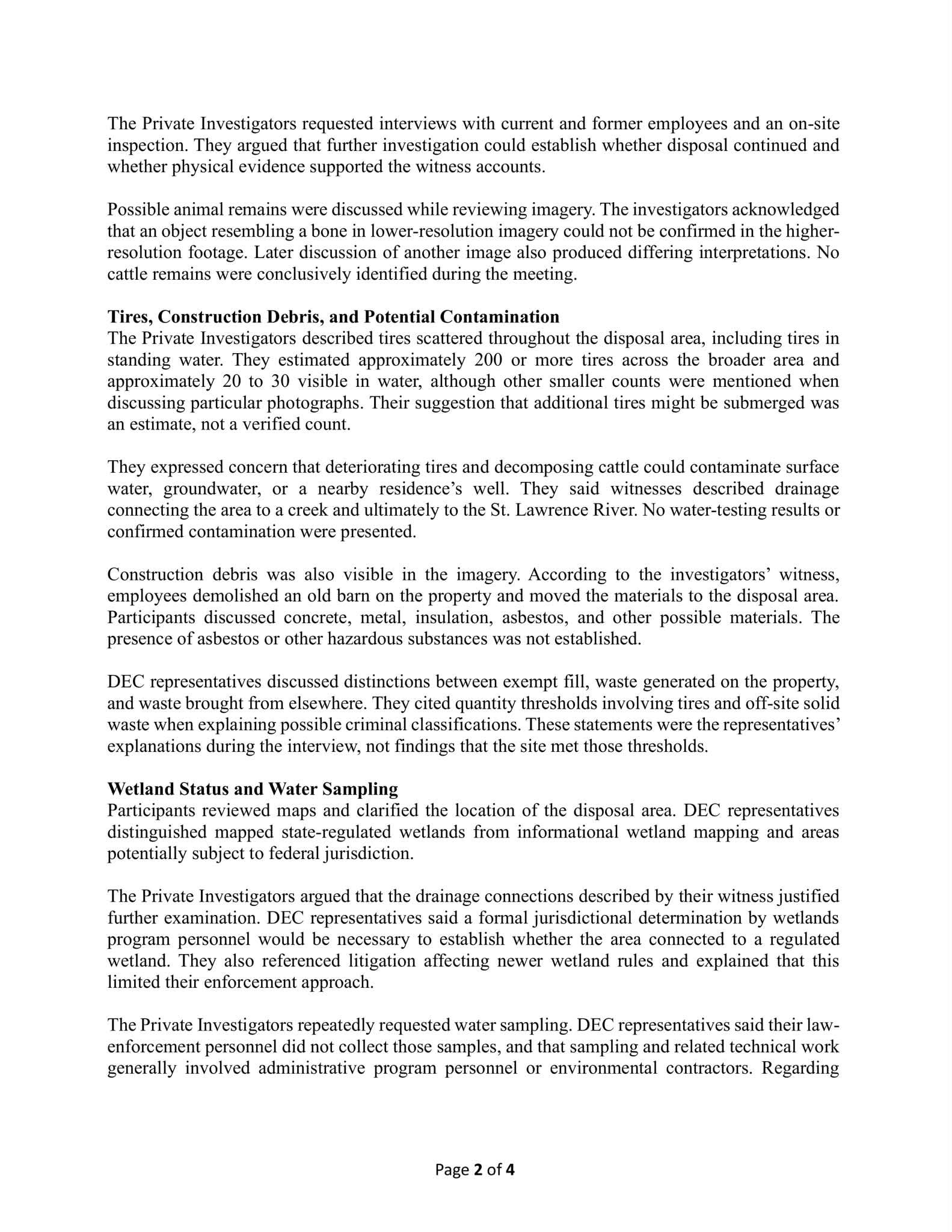 Anthony Constantino DEC Investigator Document 2