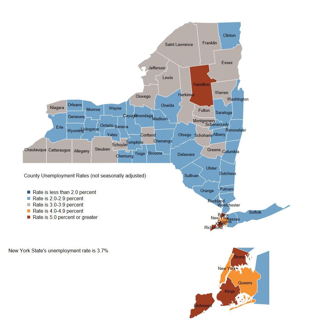 April 2023 Unemployment NY DOL