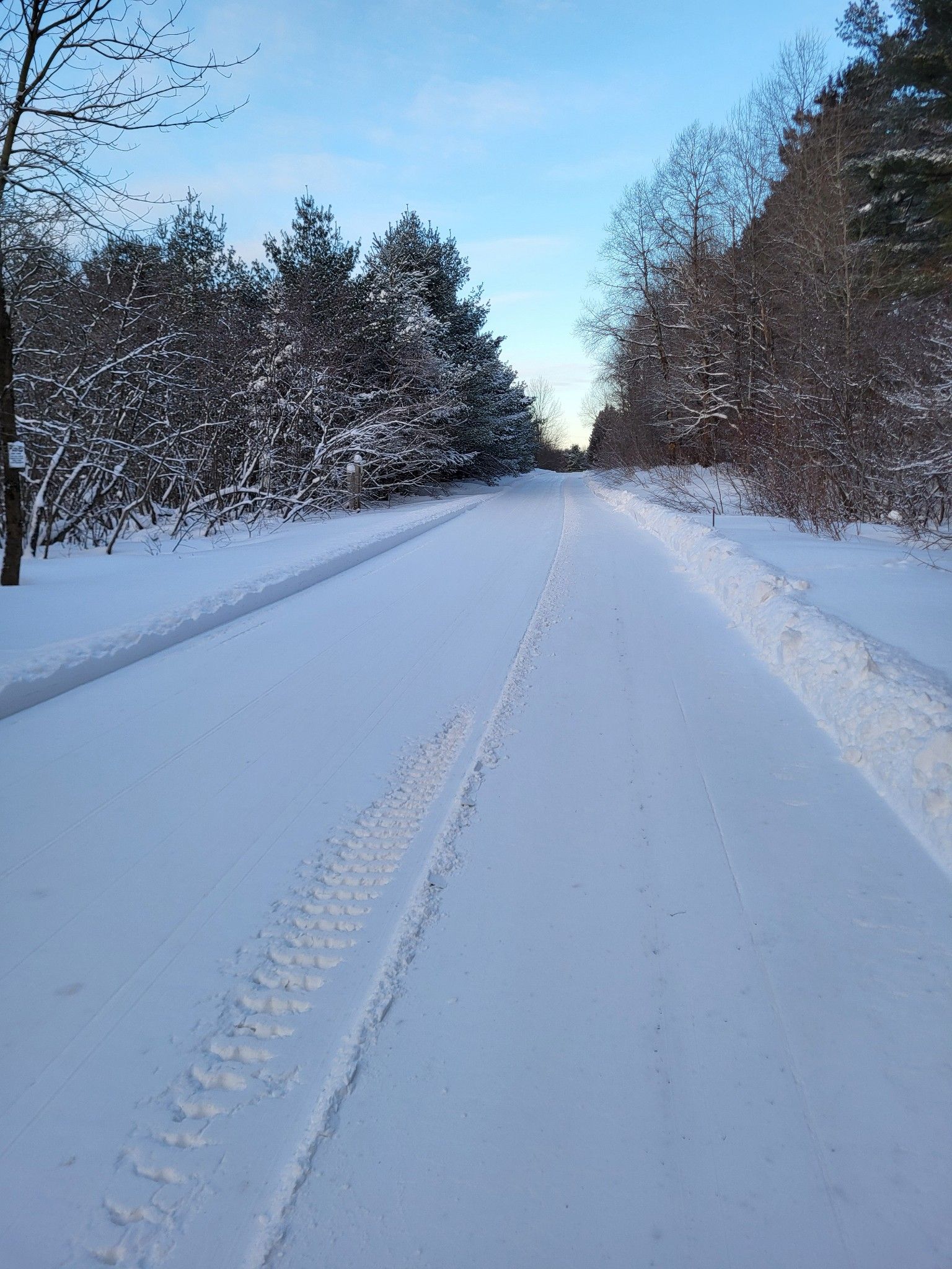 Barnes Corners SnoPals Trails January 2025