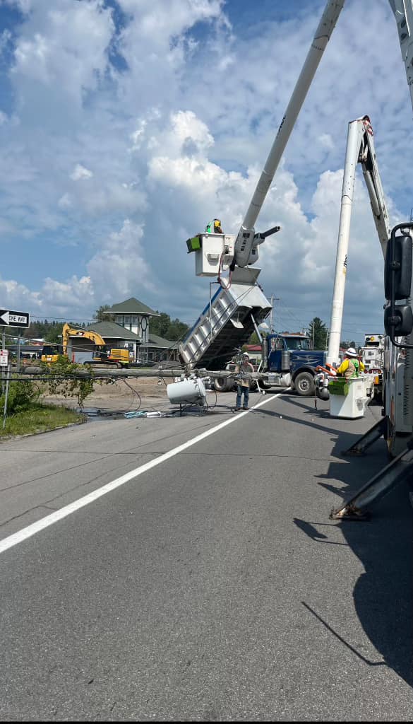 Barneveld FD Dump Truck Live Wires August 2024