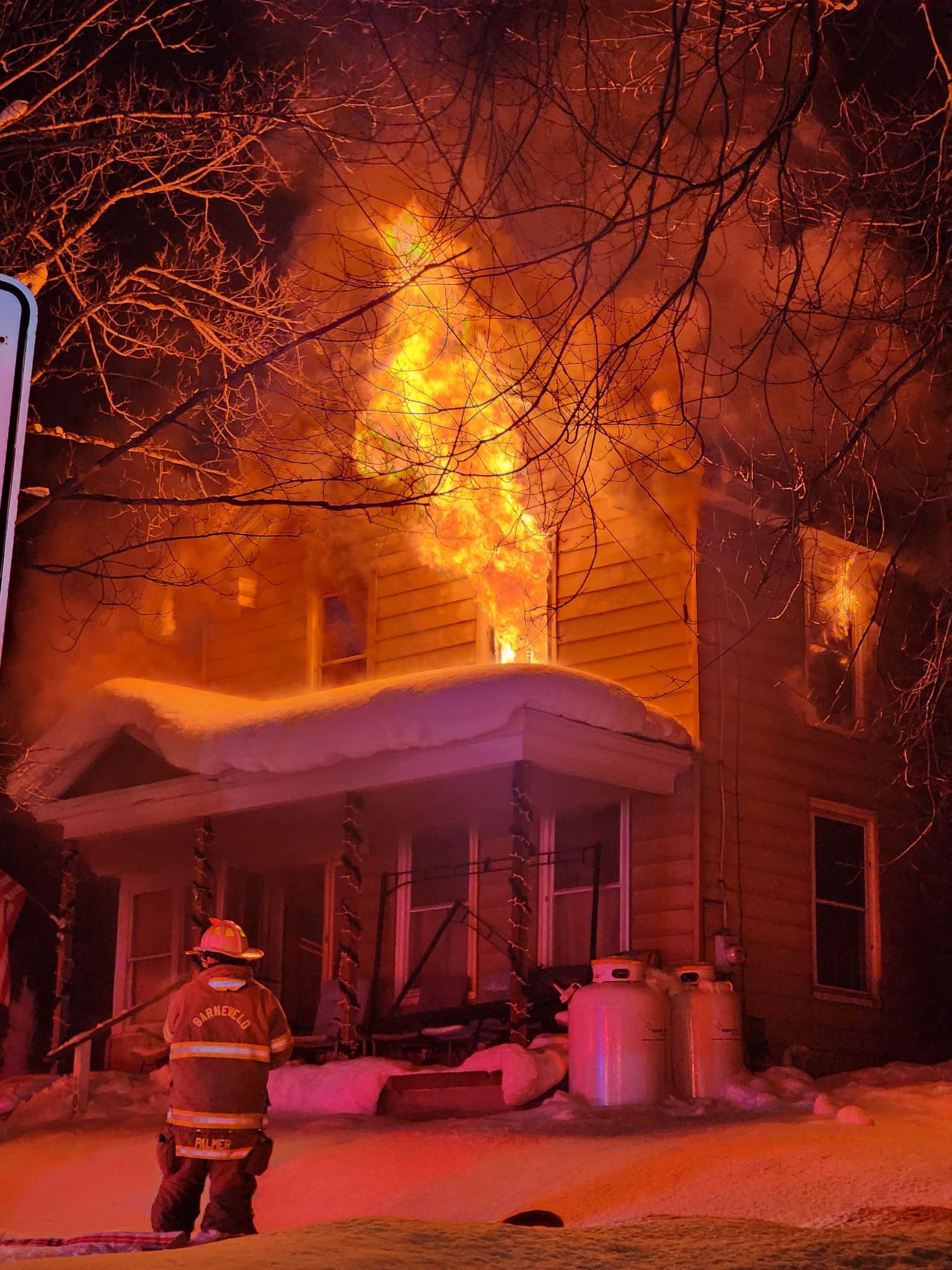 Barneveld FD House Fire January 2025