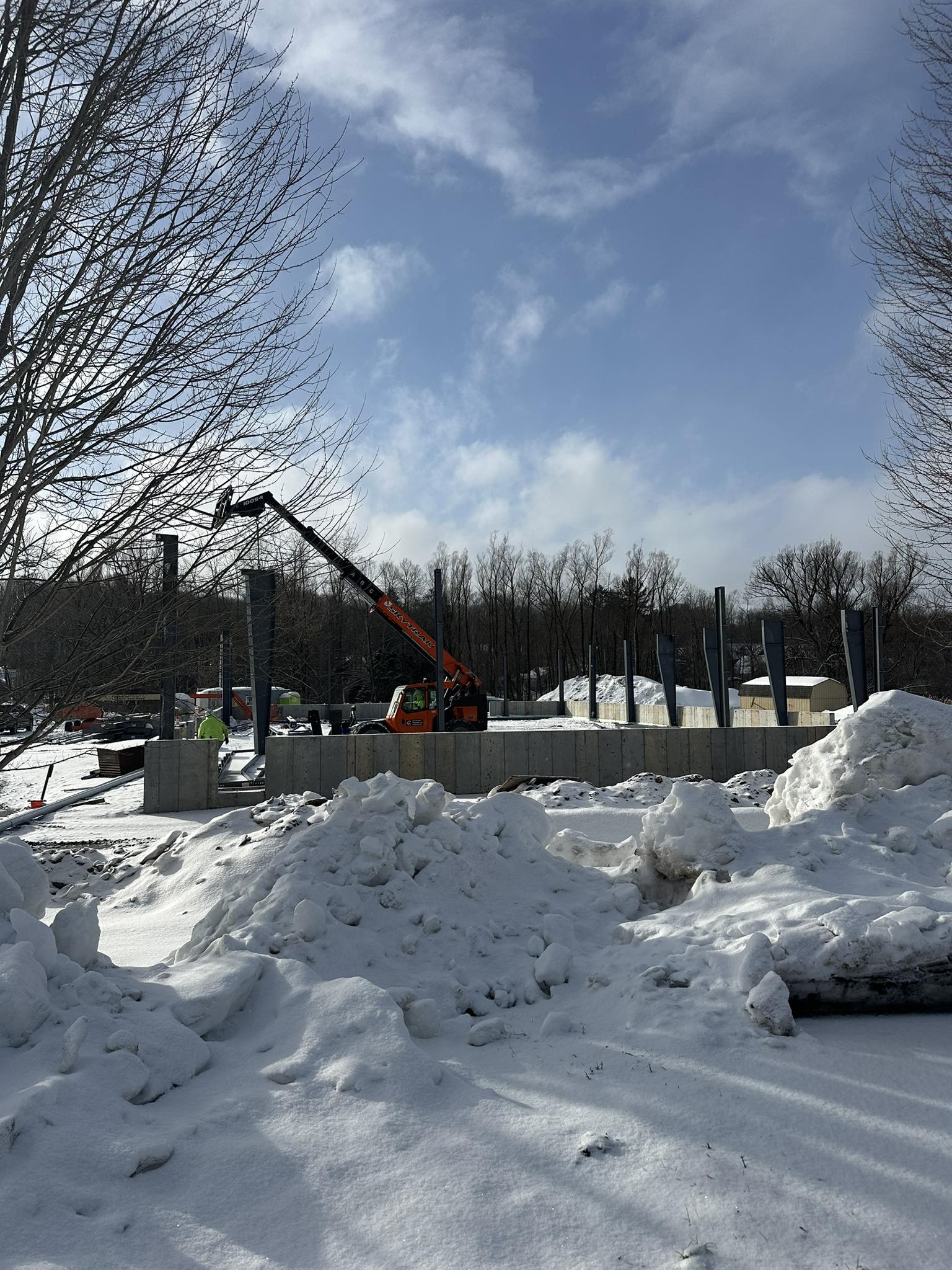 Barneveld Fire Department reconstruction January 2026