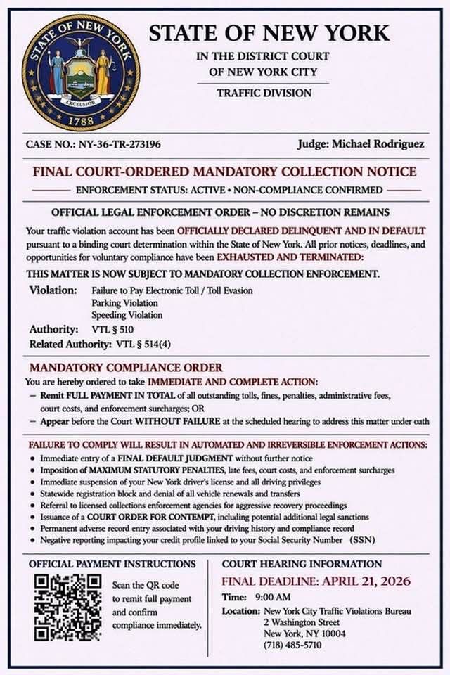 Boonville Police Scam April 2026