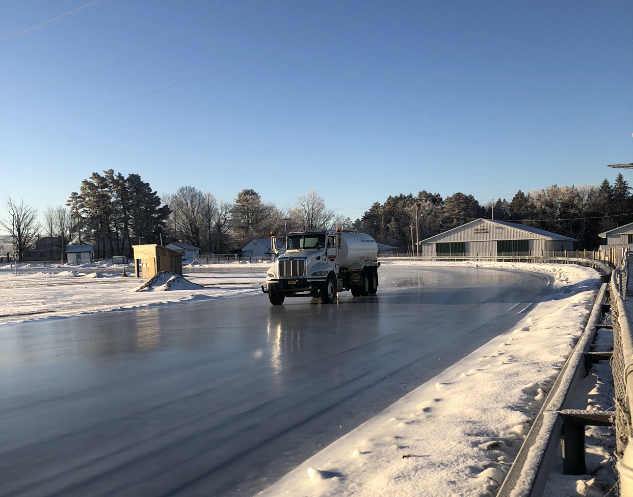 Flack Broadcasting Counting on Mother Nature Boonville Snow Festival