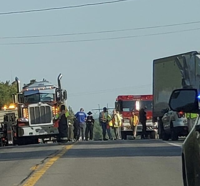 Boonville milk tanker tractor trailer accident May 2023 2