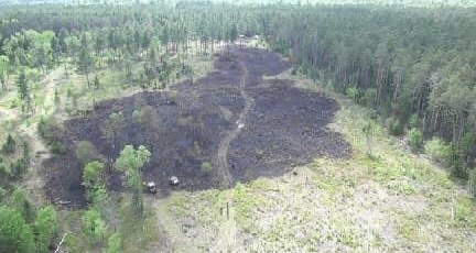 Forestport brush fire drone photo May 2023