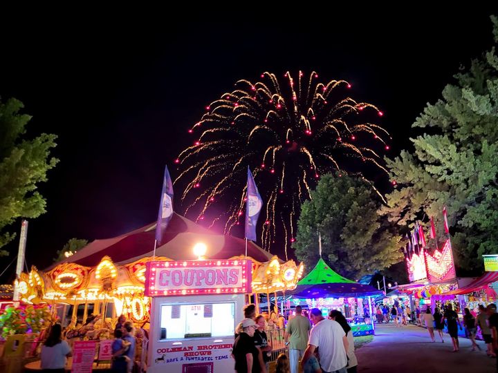 Lewis COunty Fair Fireworks 2022