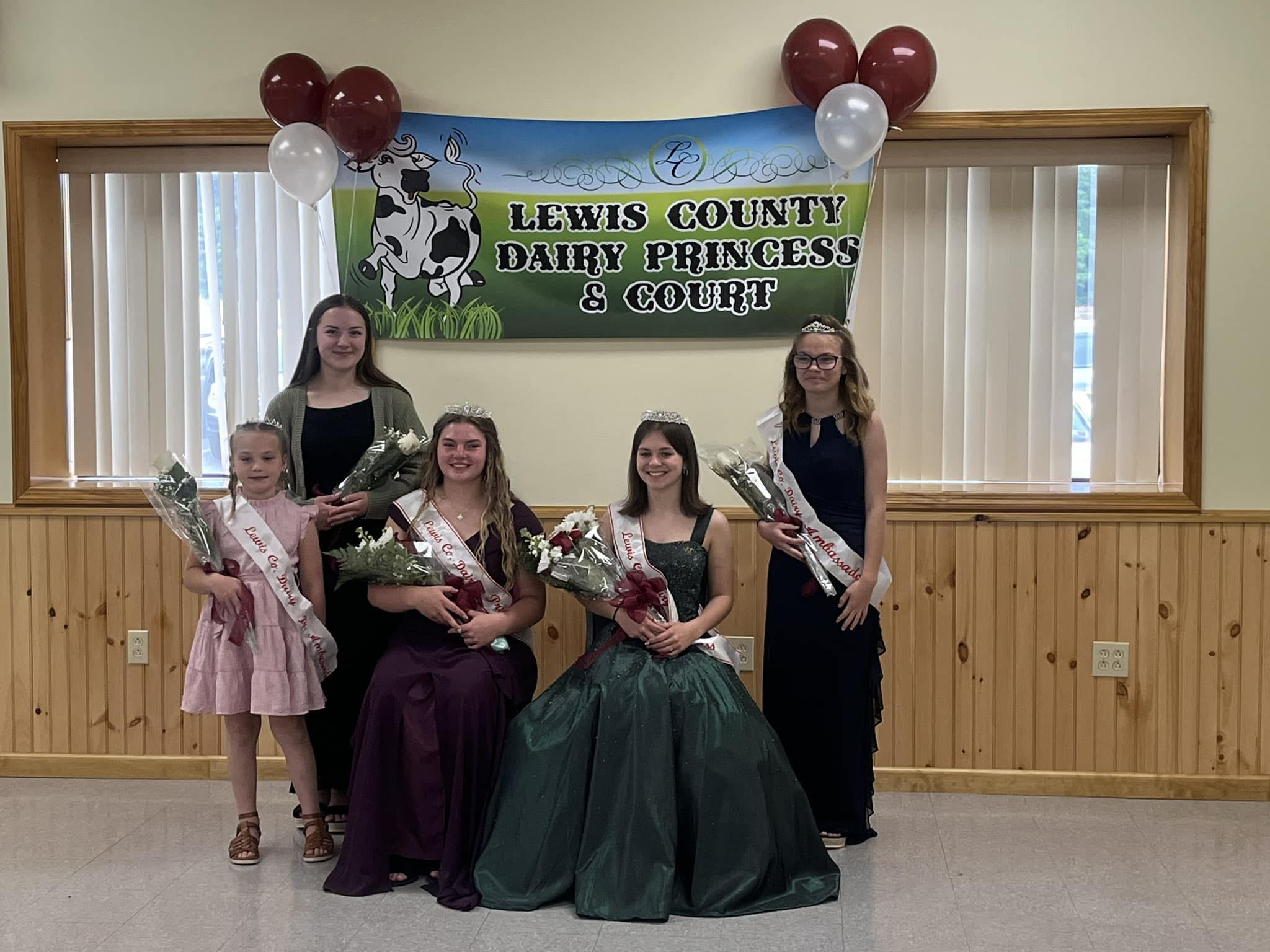 Lewis County Dairy Princess Court 2023