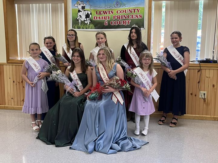 Lewis County Dairy Princess Court 2024