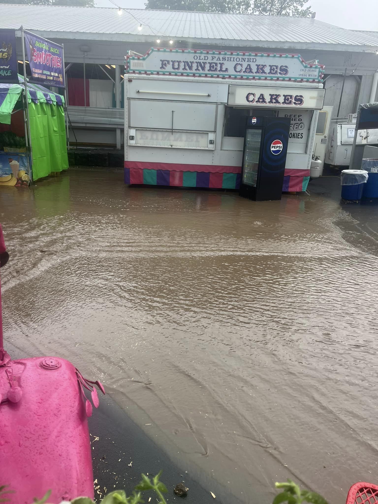 Lewis County Fair Flooding July 16 2024