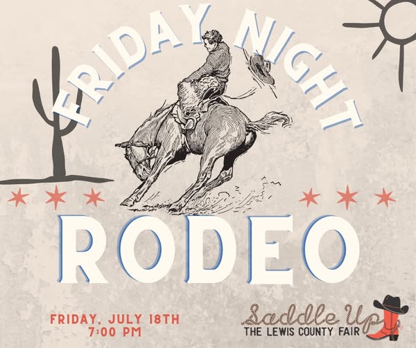 Lewis County Fair Rodeo Flyer 2025