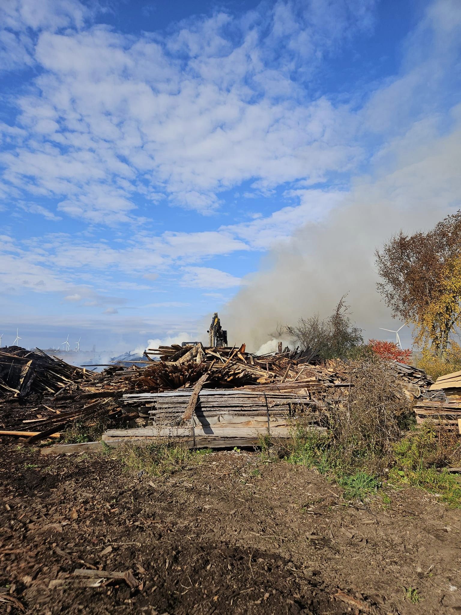 Lowville FD Burn Pile October 2023