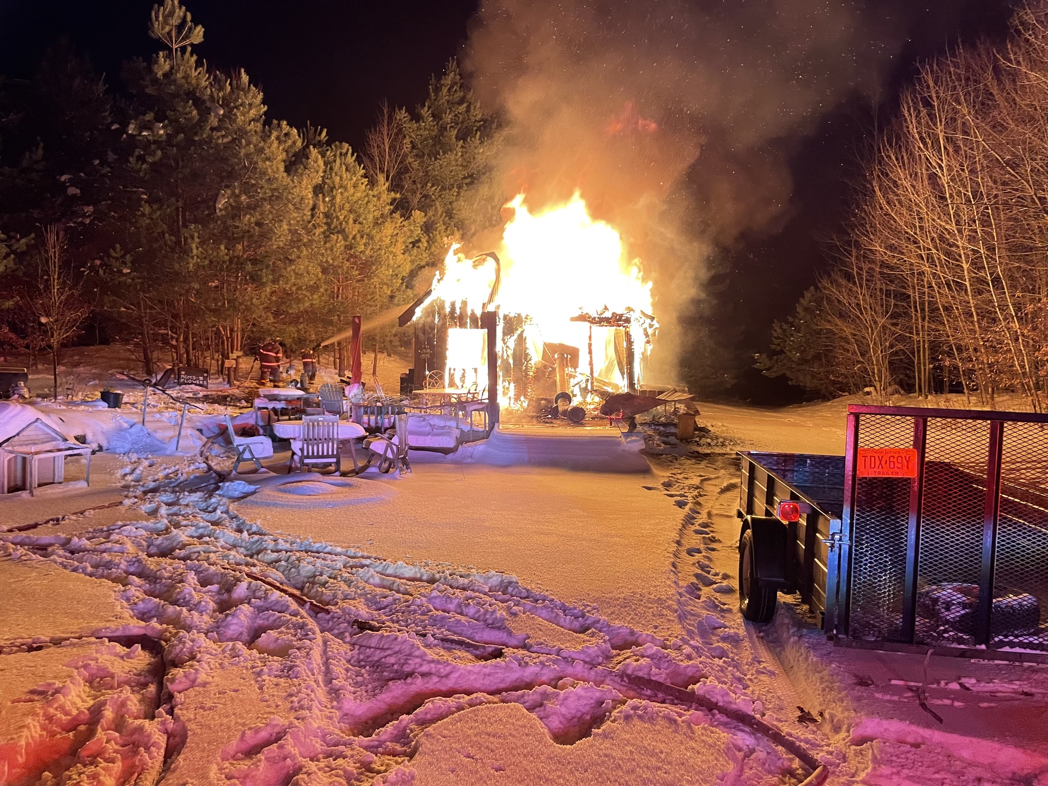Lowville FD Peckham Road Fire December 2025