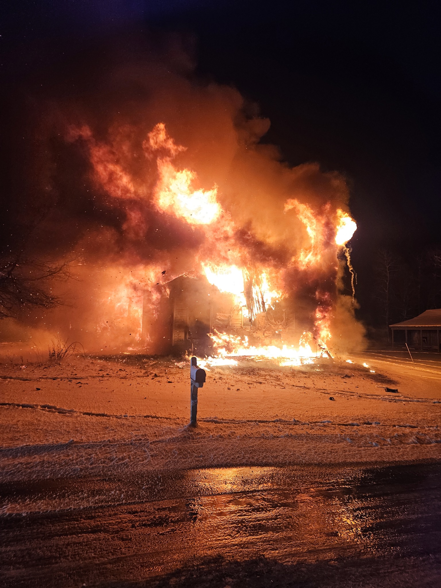 Lowville FD Ridge Road Fire December 2025