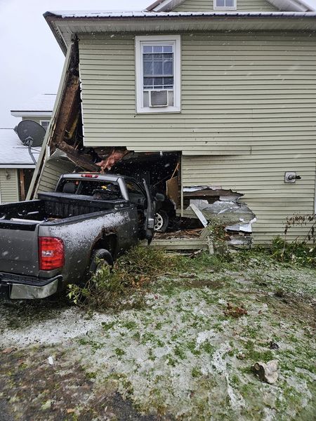 Lowville FD Truck Crach House October 2024