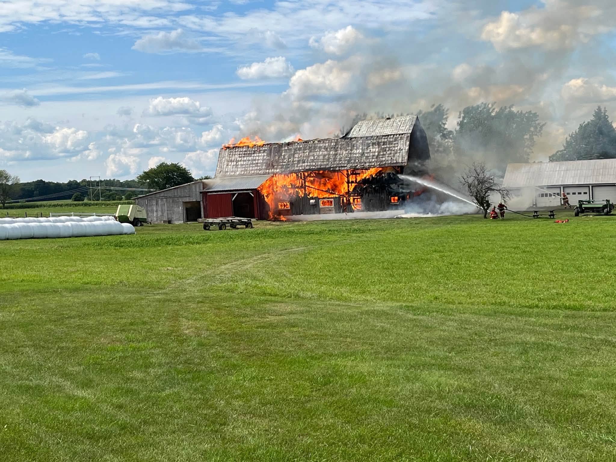 Martinsburg FD Barn Fire August 2026