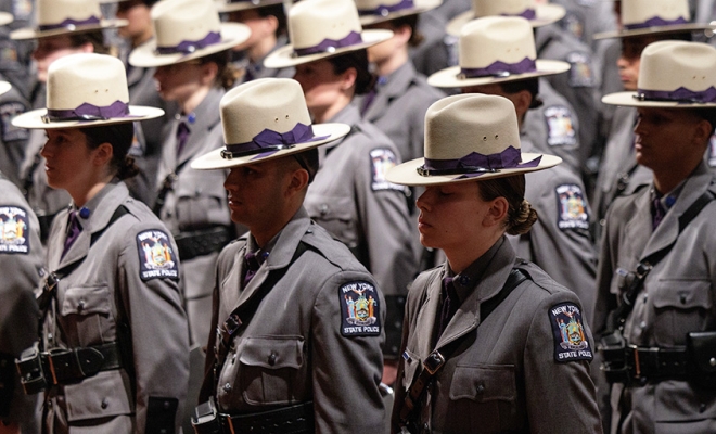 Flack Broadcasting - 228 new State Troopers graduate from 214th New ...