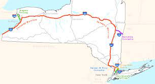 NYS Thruway Map