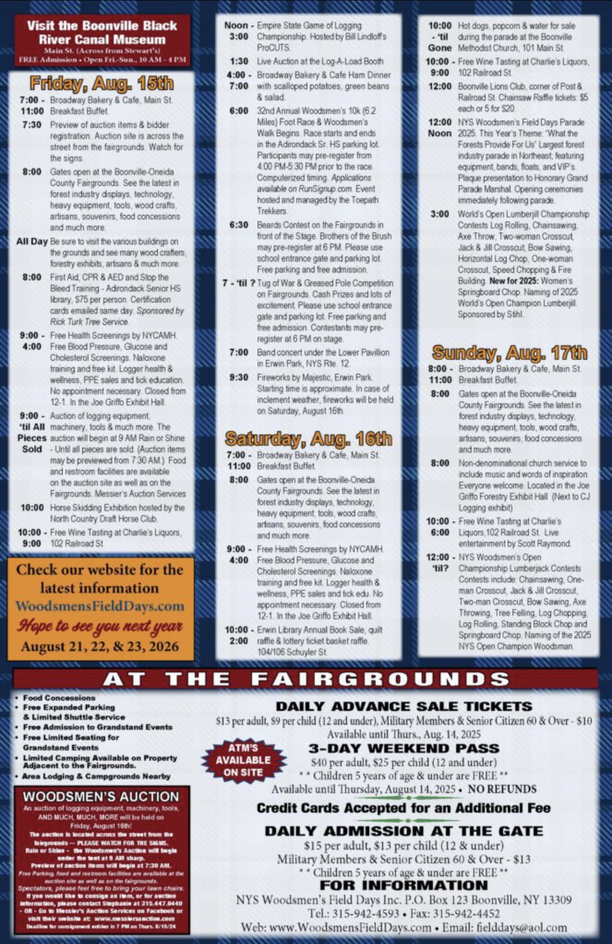 NYS Woodsmens Brochures 2025 Phone 2