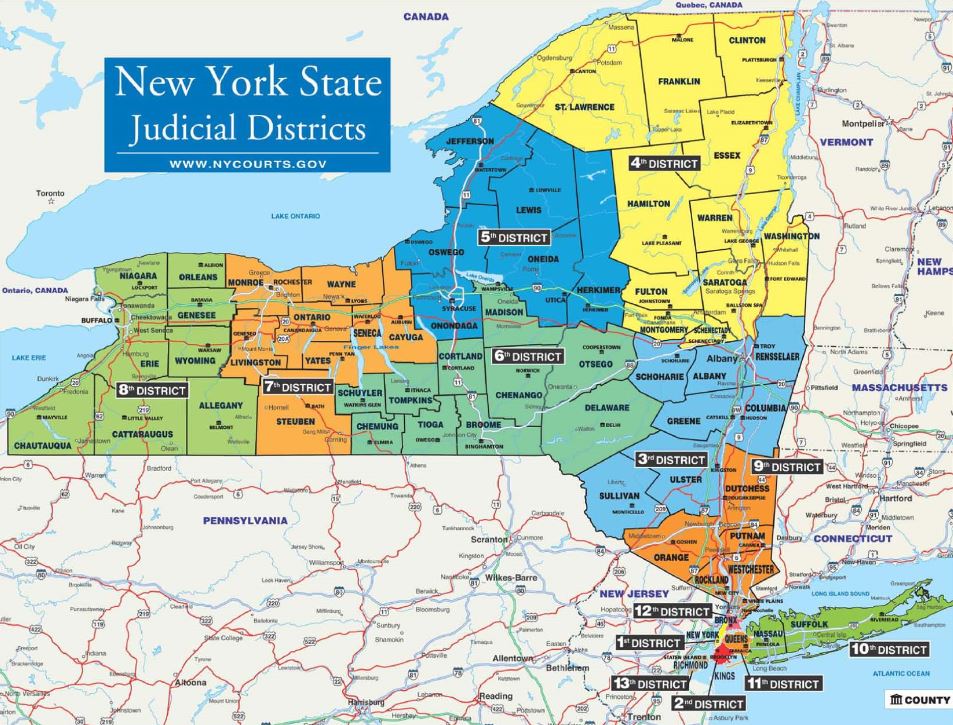 NY Supreme Court Map