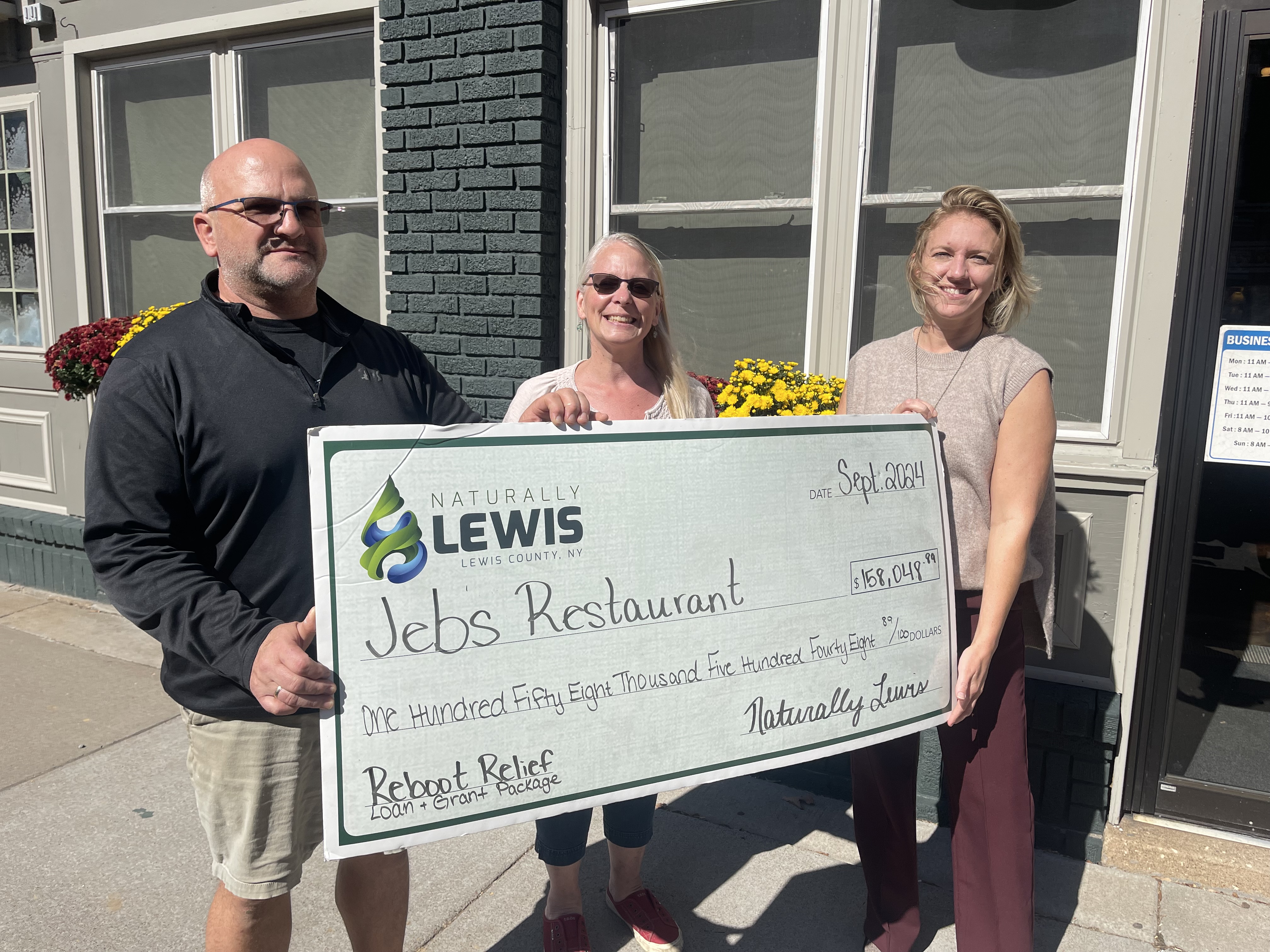 Naturally Lewis Jebs Check Presentation