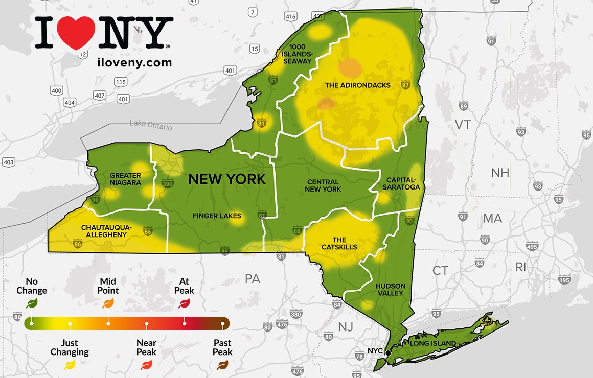 Flack Broadcasting Second New York Fall Foliage Report released for