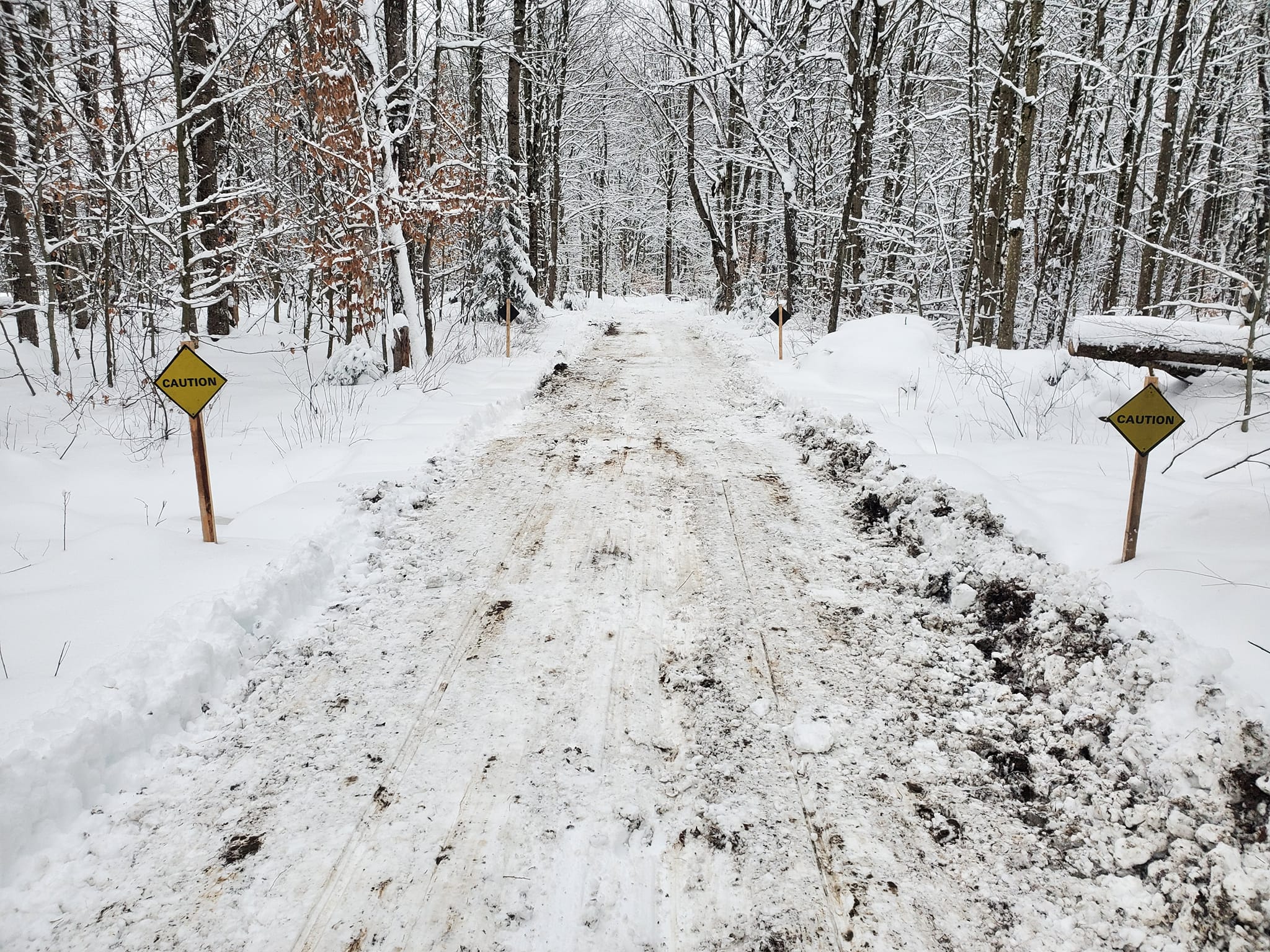 Osceola Snowmobile Association Trail January 2024