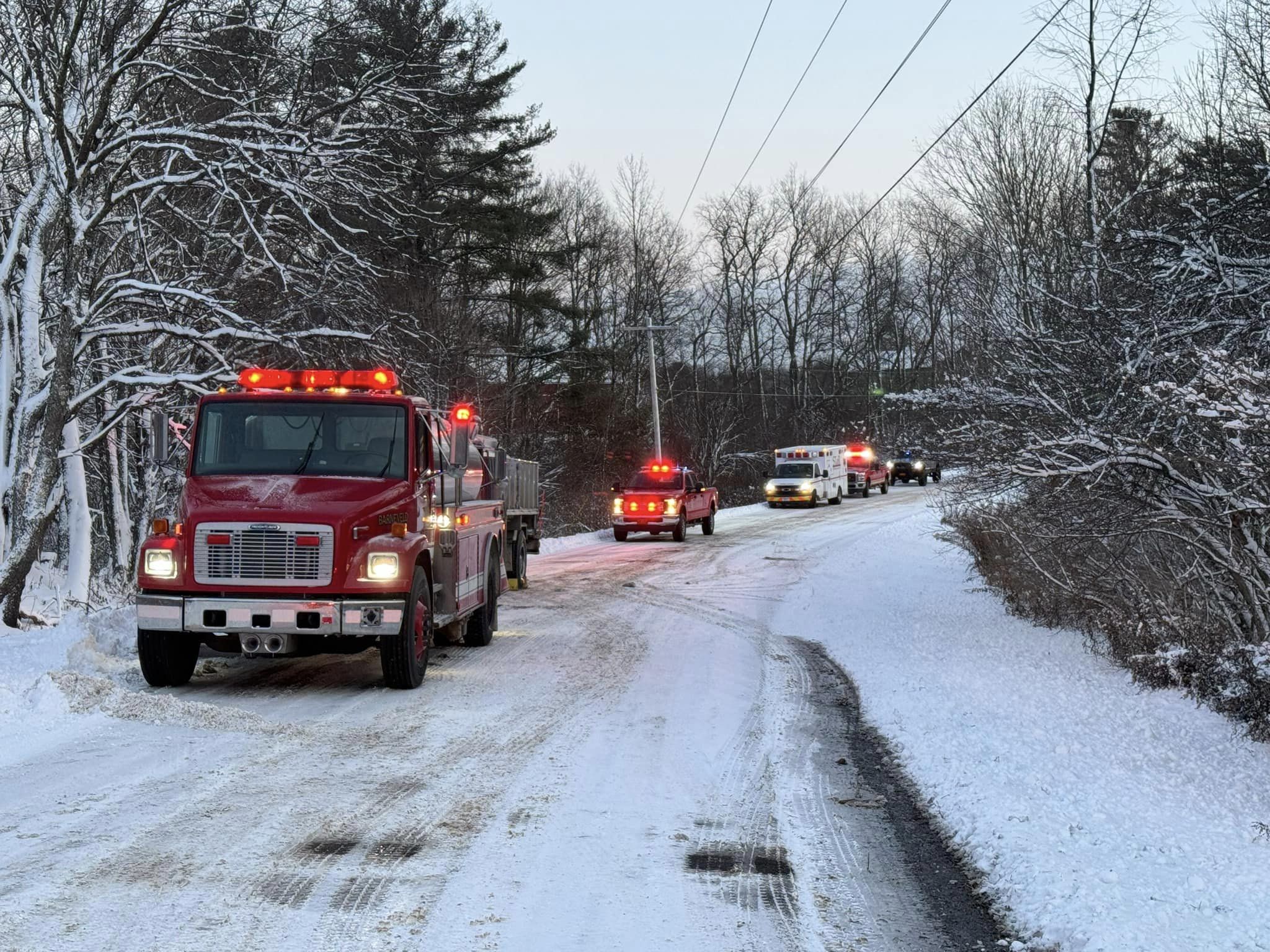 Remsen Fire Departmetn Star Hill Garage Fire 1 November 2023