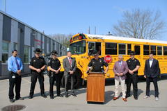 School Bus Stop Arm Press Conference May 2023