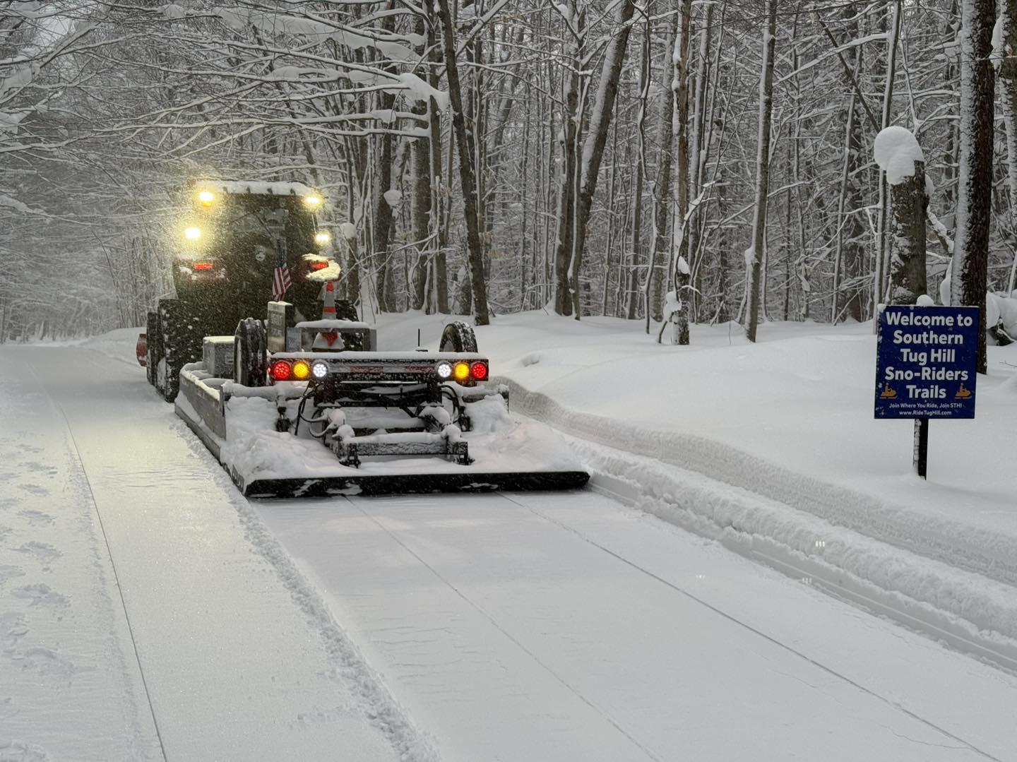 Southern Tug Hill Sno Riders Groomer February 2026