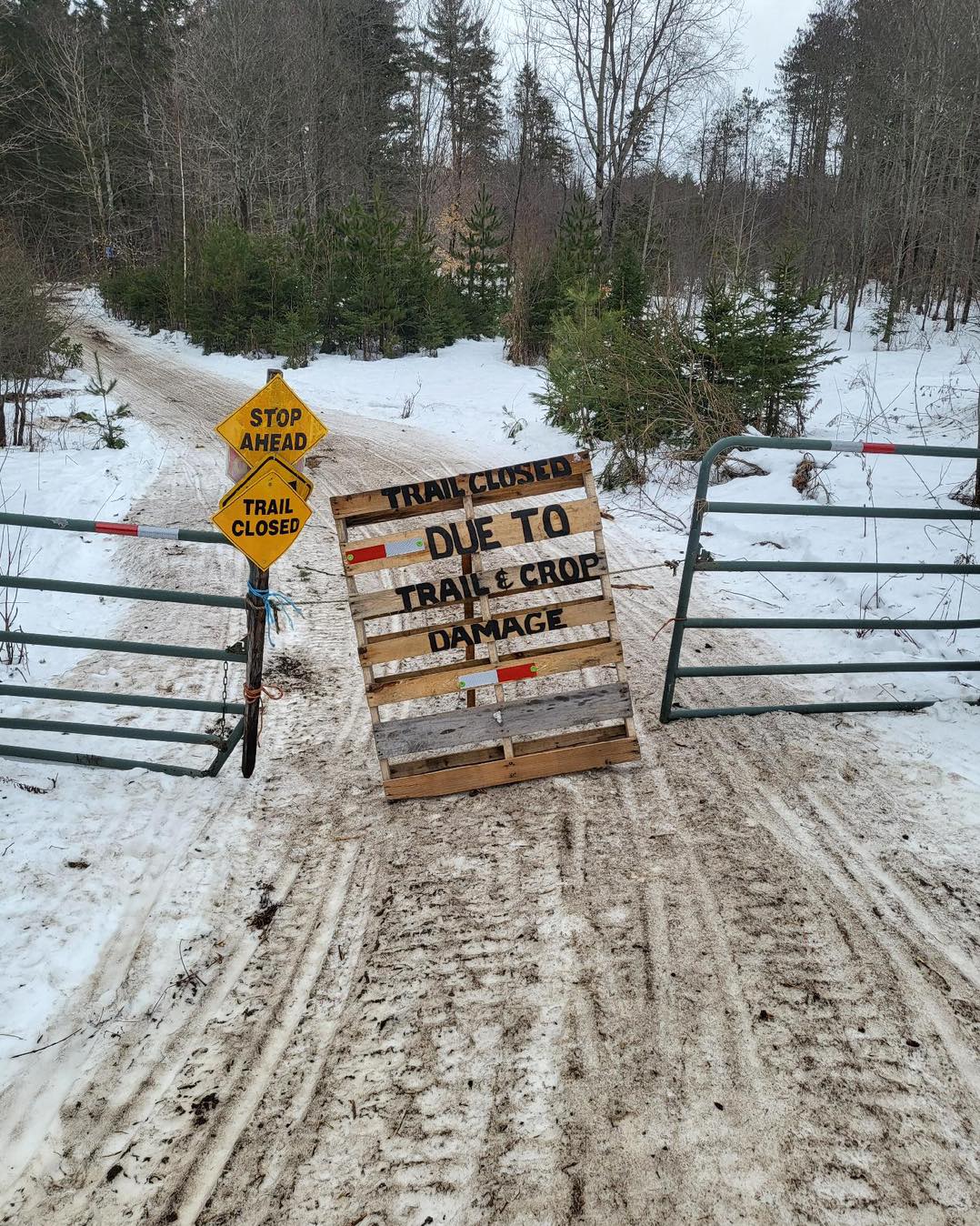 Trails Closed Southern Tug Hill Sno Riders