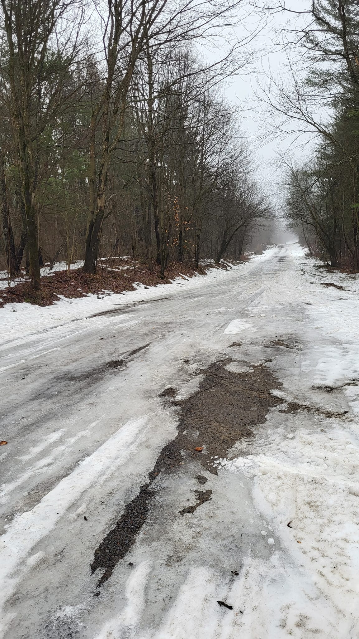 Valley Snow Travelers Trails Bare