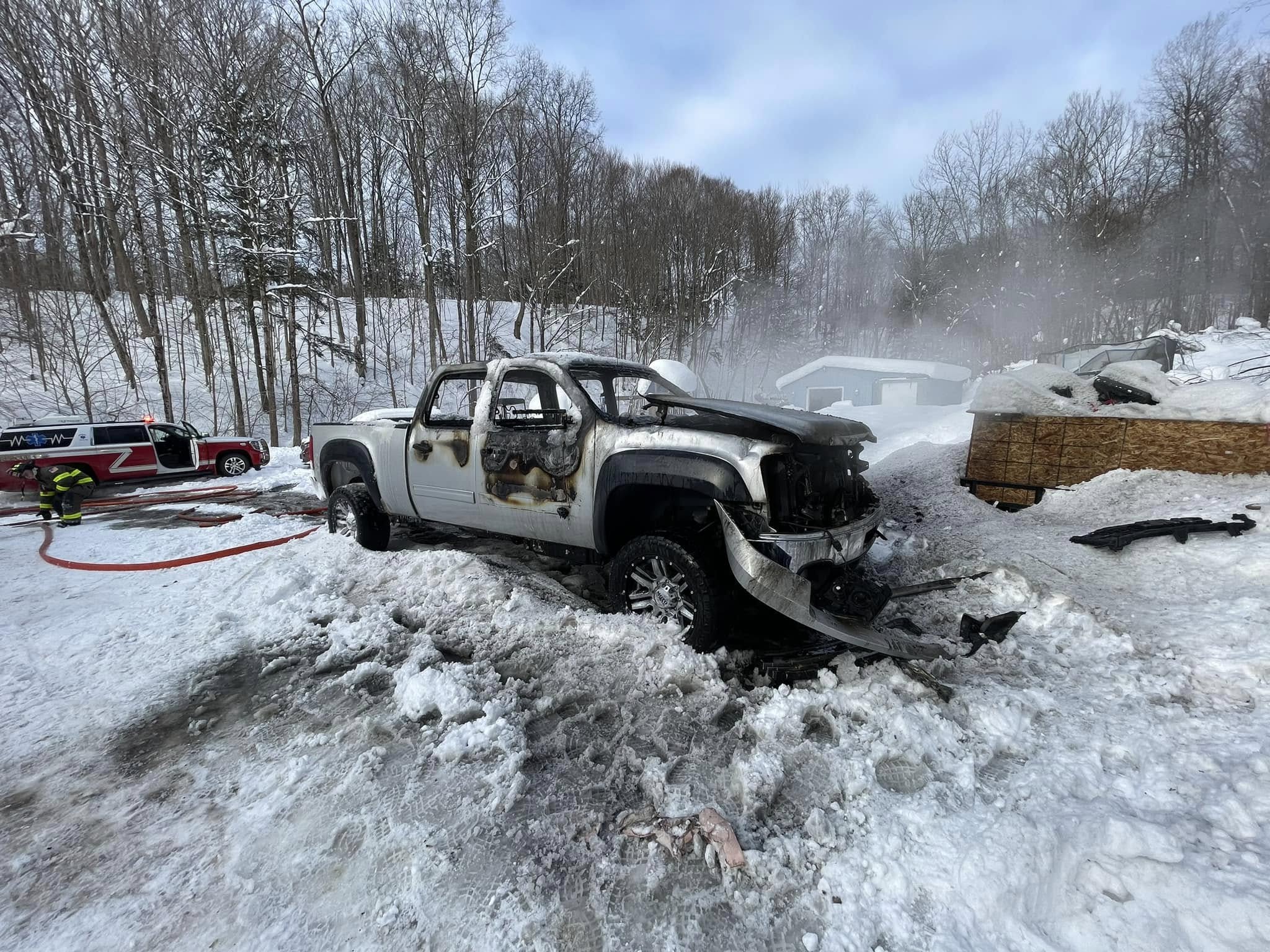 Western FD Truck Fire January 2025