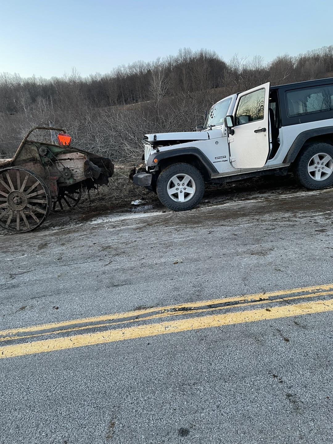 Western Fire Department Amish Buggy Wreck February 2023