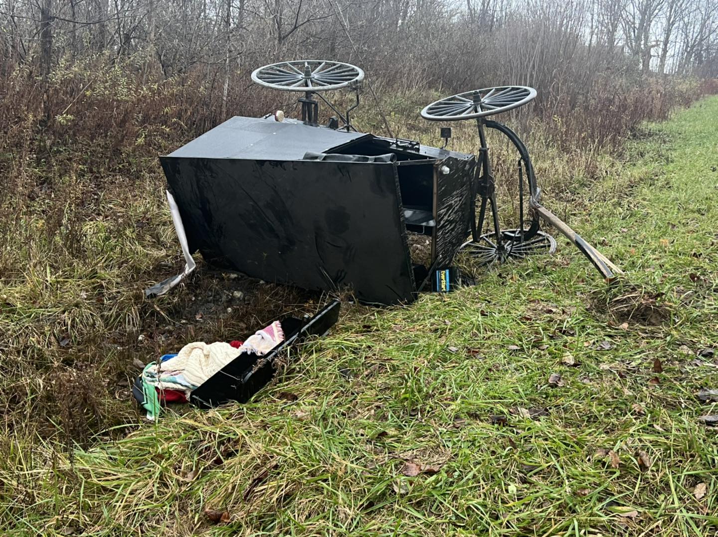 Western Fire Department Amish Buggy Wreck November 2022