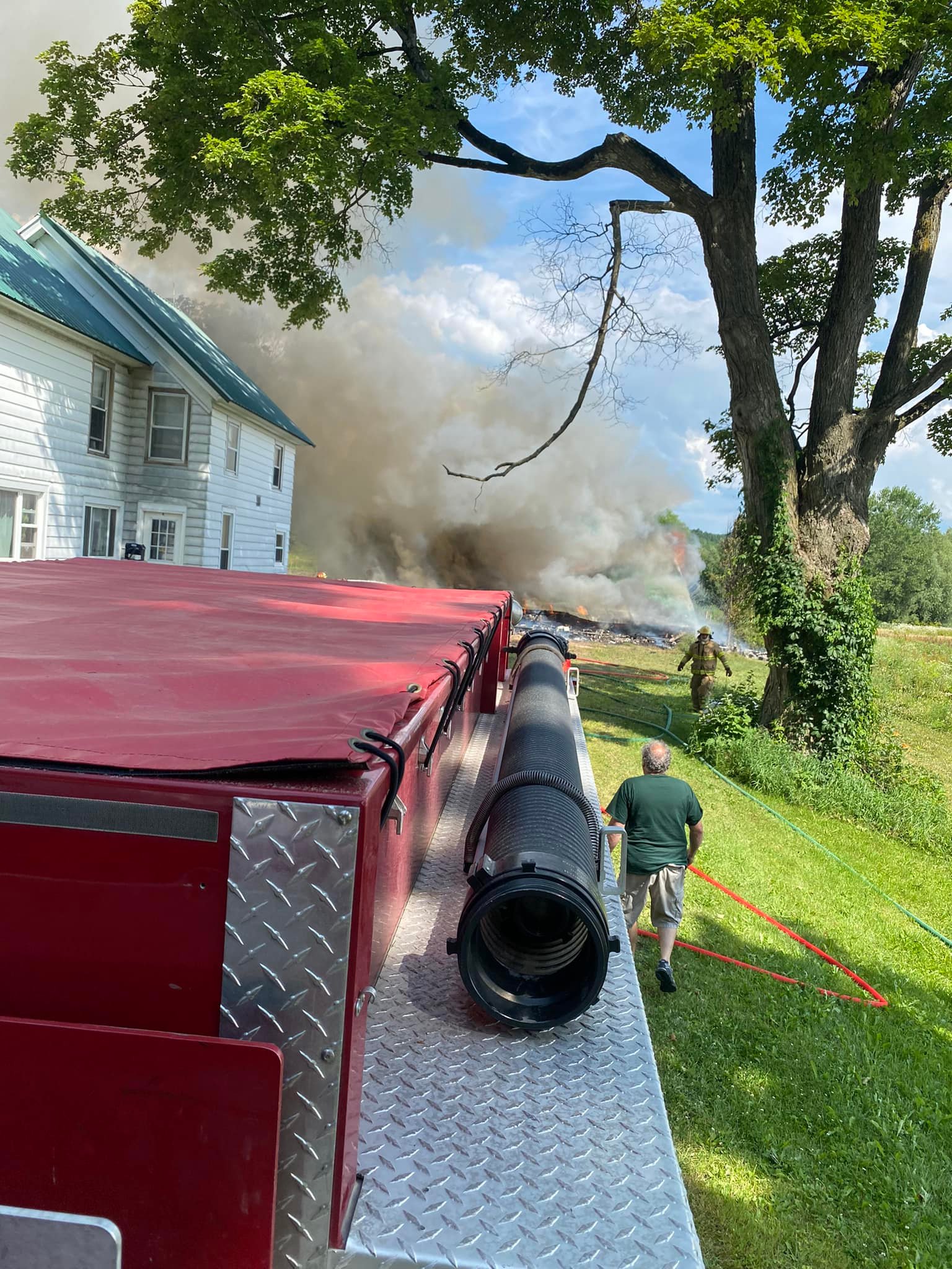 Western Garage Fire July 2022